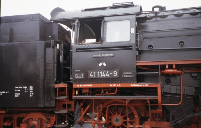 41 1144 im Bw Arnstadt, 21.02.2004
