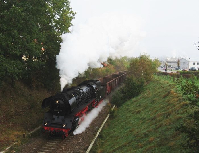 41 1144 mit Lg Richtung Meiningen, Ausfahrt Wernshausen, am 11.10.2007