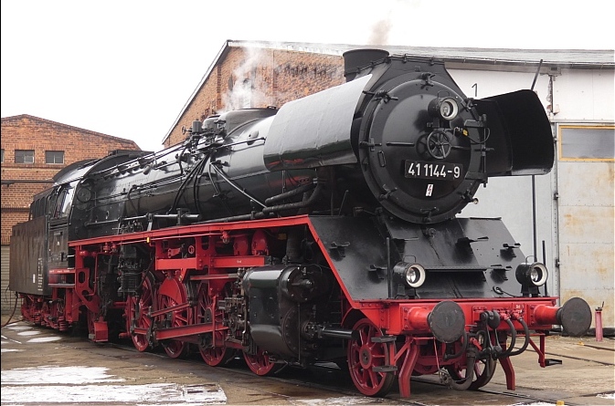 41 1144 im Bw Arnstadt, um 14:13h am 25.01.2020