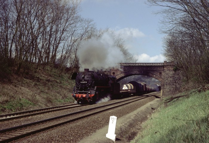 44 0537 Gz Ludwigslust->Wittenberge, bei Reckenzin, 03.05.1980