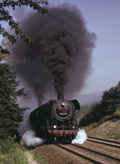 44 0567 + 44 0231 schwere Übergabe nach U-Born, am 27.08.1980
