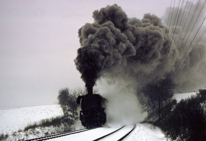 44 0663 schwerster Ng-.>Gera, hinter Saalfeld, 10.01.1981