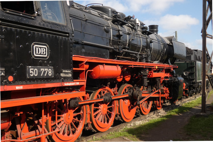 50 778 im Bw Nördlingen, fotografiert um 8:50h am 20.05.2023