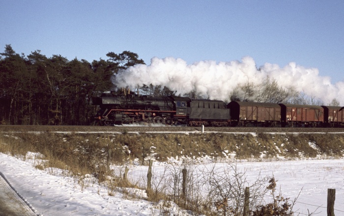 50 0008 mit Dg ->Ludwigslust, hinter Karstädt, 20.02.1978