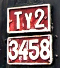Die Anschriften der Ty2‑3458