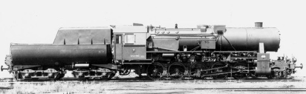 Ty42‑150, letzte (1946) abgelieferte Ty42 noch frisch aussehend im Dienst bei PKP