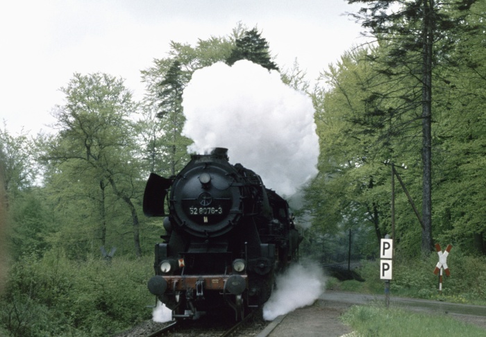 52 8076 im Wald bei Hp Emden, 10.05.1978