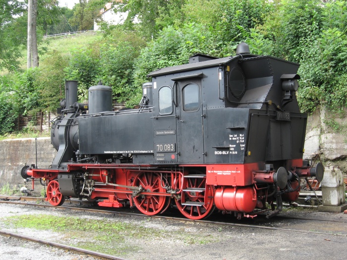 70 083 im Bw Tegernsee, am 01.09.2007