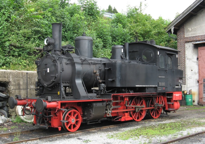 70 083 im Bw Tegernsee, am 01.09.2007