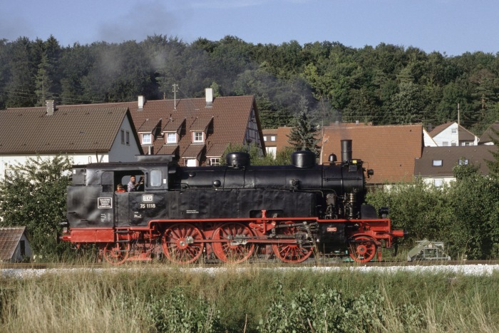 75 1118 Überführung ins Depot, Amstetten, am 07.08.1994