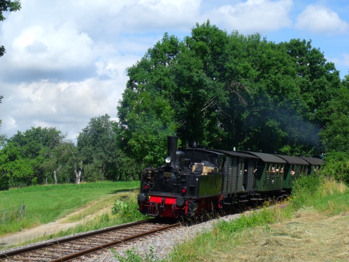 930 hinten am Sonderzug Dettenhausen->Böblingen, bei Haspelweg/Osterhalde (westliche Dettingen), um 11:25h am 17.07.2016