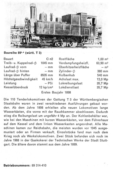 Beschreibung der württembergischen T3 - Teil 2