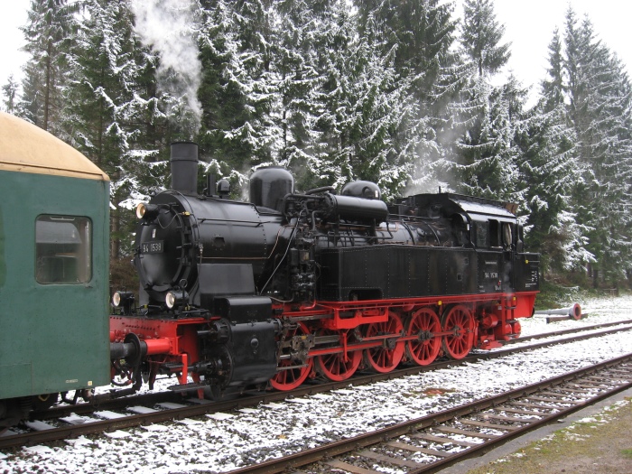 94 1538 im Bahnhof Rennsteig, am 21.10.2007