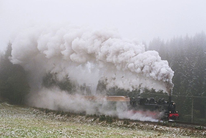 94 1538 Bergfahrt zwischen Stützerbach und Rennsteig, am 21.10.2007