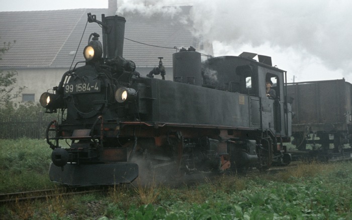 99 1584 zwischen Oschatz und Mügeln, am 13.10.1976