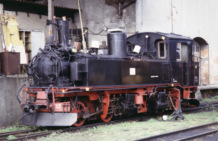 99 608 in Dippoldiswalde kalt abgestellt, am 24.09.2004