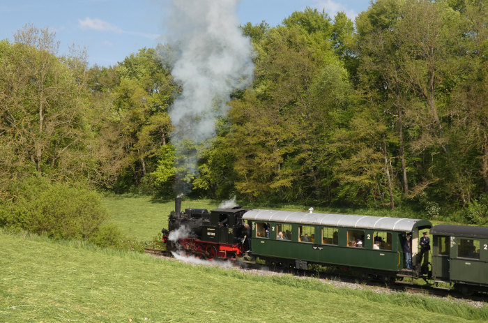  7203 am mittleren Duital hinter dem Ende des Waldes, um 10:13h am 18.05.2023