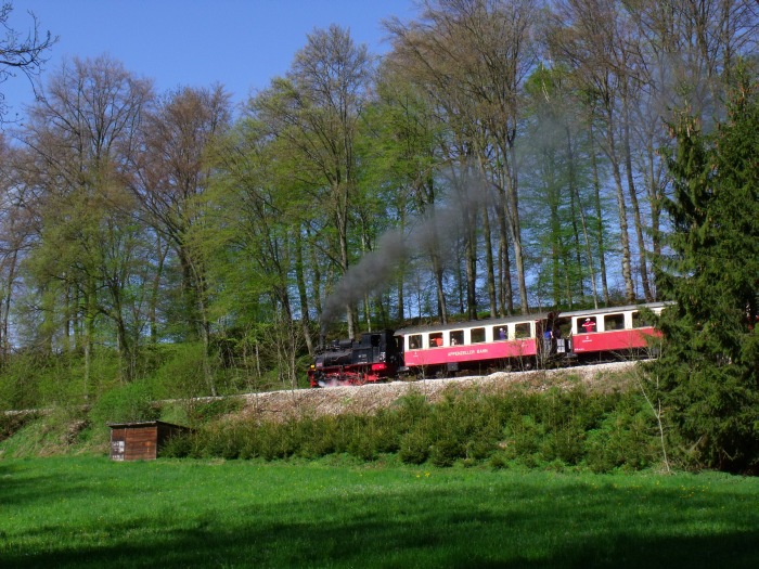 99 7203 im unteren Teil des Duitals, um 10:06h am 01.05.2012