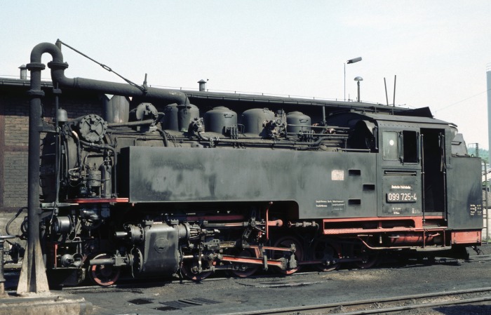 099 725 (99 741) im Bw Hainsberg, am 24.05.1995