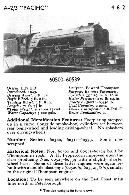 Beschreibung LNER + BR A2 (8P8F)