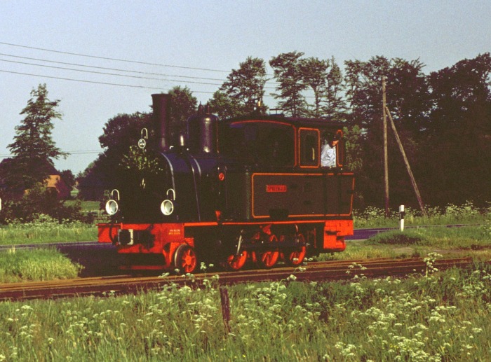SPREEWALD beim Umsetzen in Heiligenberg, morgens am 03.06.1979