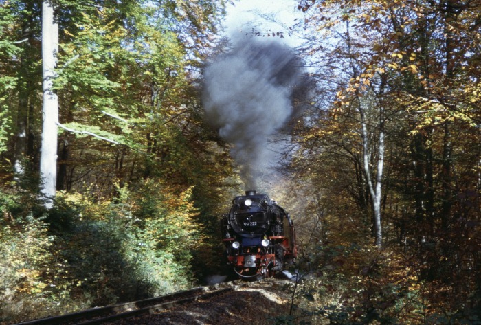 99 222 mit 8925 am Drängetal, am 31.10.2005