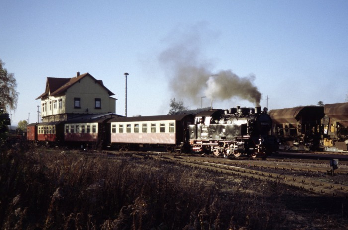 99 6001 Umsetzen für Zug 8955 in Gernrode, am 31.10.2005