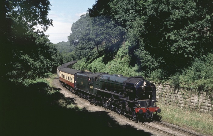 60532 im Einschnitt bei Beck Hole, 30.07.2001