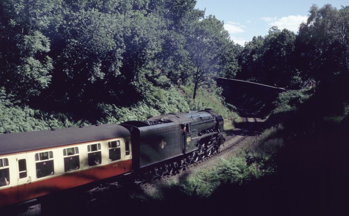 60532 im Einschnitt bei Beck Hole, 30.07.2001