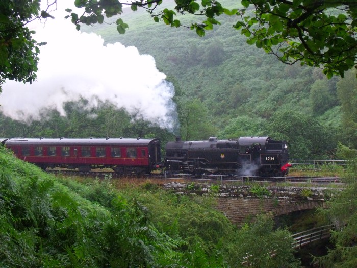 80136 Tv bei Water Ark im strömenden Regen, um 11:41h am 31.07.2019