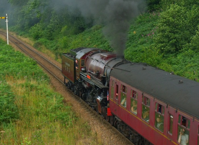 Schublok USATC 2253 bei Green End, um 14:43h am 05.08.2019