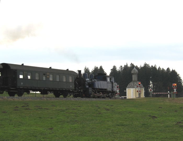 TAG 7 auf der Rückfahrt von Schaftlach nach Tegernsee, vor Moosrain, um 16:58h am 18.03.2007
